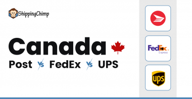 Canada Post vs FedEx vs ups