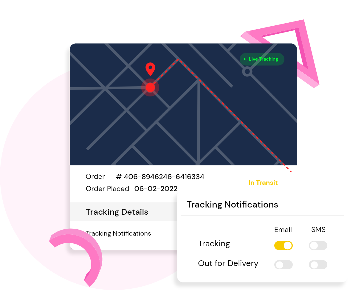 Track and notify customers
